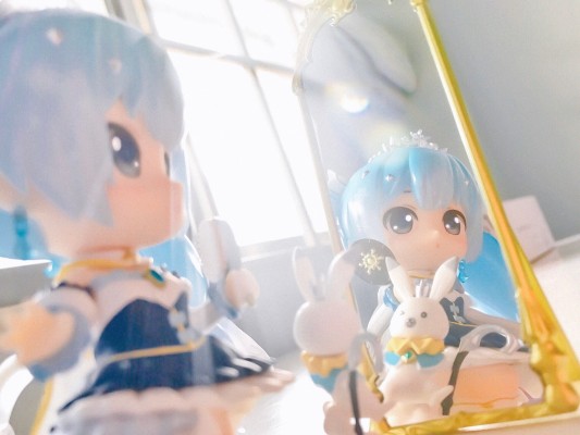 粘土人#1000 Vocaloid 初音未来&Rabbit Yukine 公主 雪未来 2019