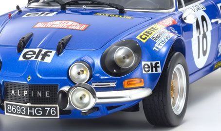 原创 1/18 雷诺 Alpine A110 1973 Monte Carlo #18