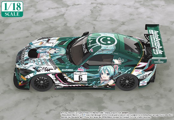 1/18 #6 Mercedes-AMG Team Black Falcon 2019 SPA24H ver. GSC线上限定版
