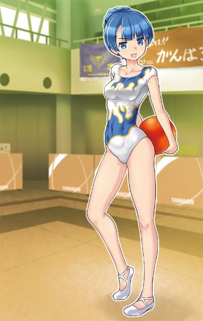 1/12 12蛋机女孩 收藏 No.04 “舞雪赛拉”(体操服) 未涂装树脂制手办