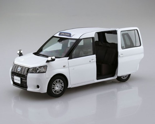 The Model Car No.9 1/24 丰田 NTP10 JPN 出租车 '17 Super White II 