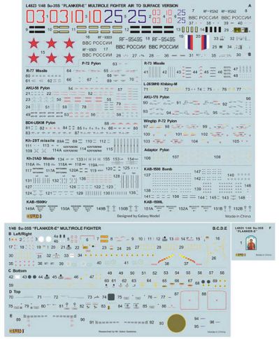 1/48 俄罗斯 Su-35S 侧卫-E 对地攻击装备型