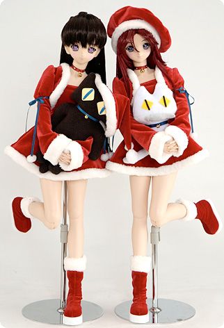 Dollfie Dream DD 初音岛 歌丸&白河小鸟 圣诞老人版