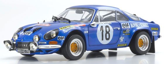 原创 1/18 雷诺 Alpine A110 1973 Monte Carlo #18