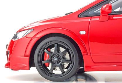 原创 1/18 武士系列 本田 Civic Mugen RR (红色)