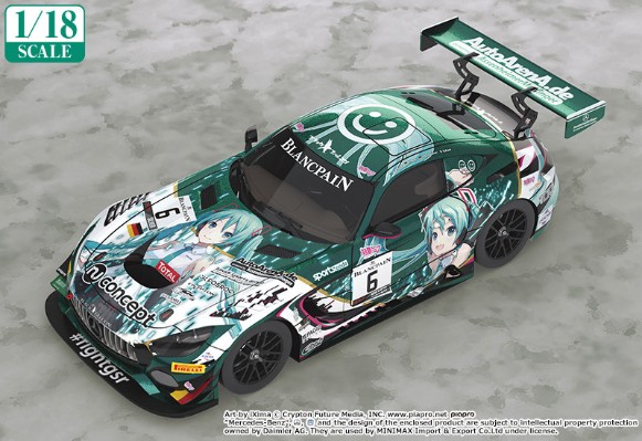 1/18 #6 Mercedes-AMG Team Black Falcon 2019 SPA24H ver. GSC线上限定版