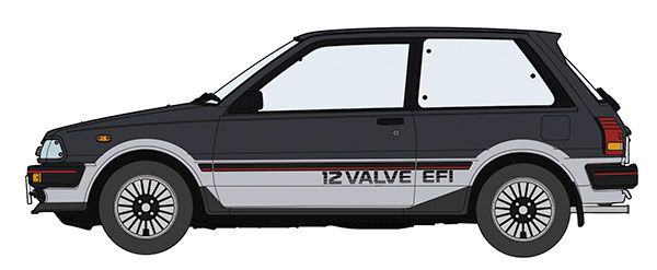 1/24 丰田 Starlet EP71 Si Limited (3门) 中期型 