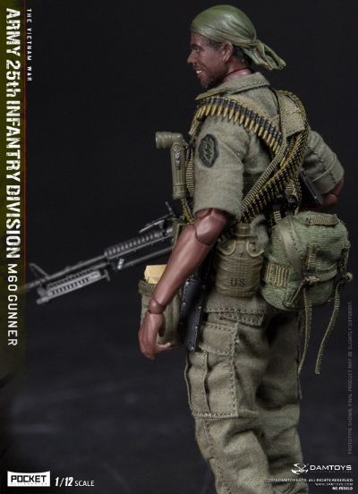 DAMTOYS PES010 1/12 口袋精英系列 美国陆军25步兵师 M60 机枪手