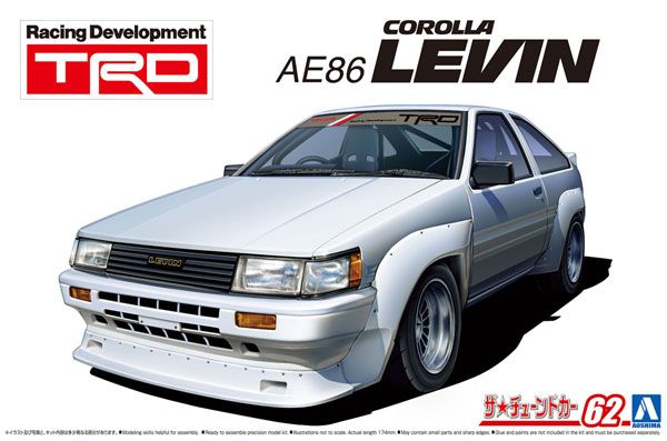 改装车系列 No.62 丰田 TRD AE86 Corolla Levin N2 Design '83