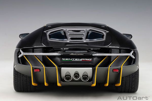 1/18 兰博基尼 Centenario (碳黑色主色/黄色强调色)