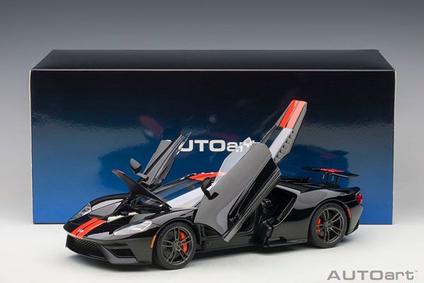 1/18 福特 GT 2017 (黑/橙条纹)