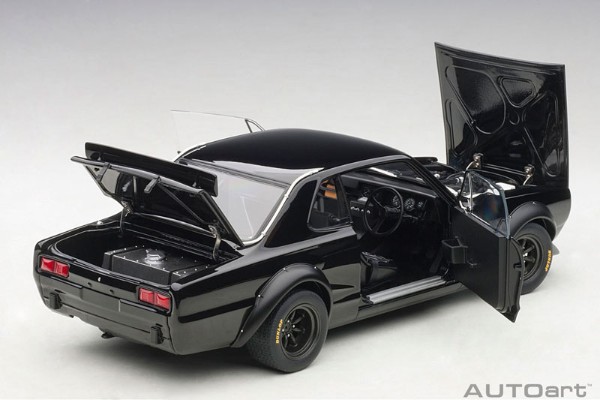 1/18 日产 Skyline GT-R (KPGC10) Racing 1972 黑色