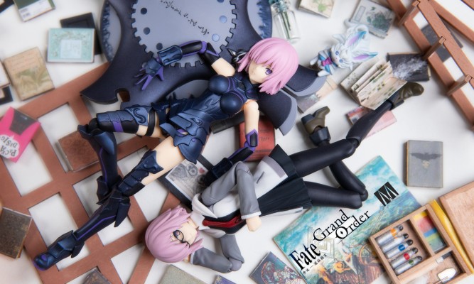 figma #EX-51 Fate / Grand Order 玛修·加拉哈德&芙芙 Shielder