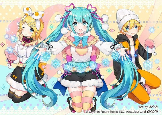 初音未来 玩具人偶~冬装款~