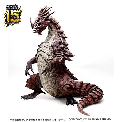 怪物猎人15周年纪念 巨大软胶系列 老山龙