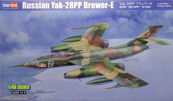  81768 1/48飞机 俄罗斯“雅克-28PP”电子战机 