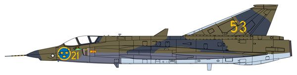 1/48 瑞典 萨博 J35/S35E/RF-35 龙 战斗机 "斯堪的纳维亚之龙"