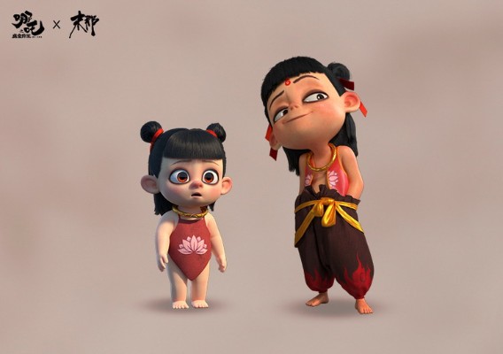 哪吒之魔童降世 萌哪吒＆拽哪吒 哪吒套装