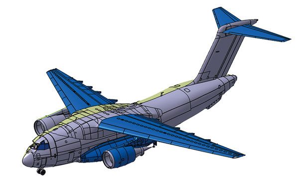 1/144 航空机 No.3 日本 航空自卫队 C-2 输送机 