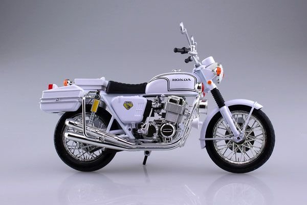 1/12 完成品摩托 本田 CB750FOUR (K0) 白色 骑警涂装