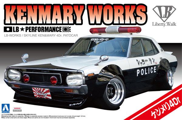 1/24 Liberty Walk No.7 LB Works Kenmeri 4Dr 巡逻车