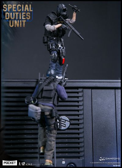 DAMTOYS PES0071/12口袋精英系列：香港飞虎队SDU - 特别任务连 (辉哥)