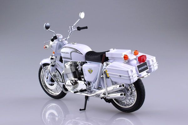 1/12 完成品摩托 本田 CB750FOUR (K0) 白色 骑警涂装