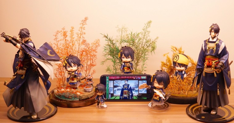 黏土人搭配 刀剣乱舞-ONLINE- 三日月宗近 内番コーデ 