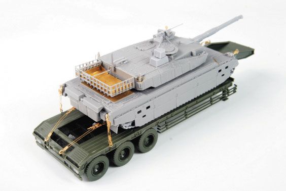 1/72 军模套件 No.16 日本陆上自卫队 10式主战坦克＆73式特大型半挂拖车