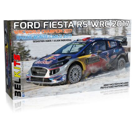 1/24 Belkits No.12 福特 嘉年华 RS WRC 蒙特卡洛 2017 SEBASTIEN OGIER/朱利安·英格拉西亚