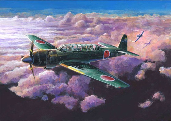 1/72 C系列No.37 中岛舰上侦察机 彩云(11型/11型夜战)/彩云改 