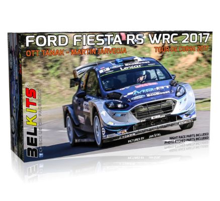 1/24 Belkits No.13 福特 嘉年华 RS WRC TOUR DE CORSE 2017 OTT TANAK/MARTIN JARVEOJA