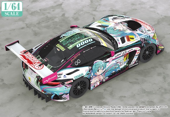 初音未来 GT企划 1/64 GOODSMILE 初音未來 AMG 2019 SUPER GT ver.