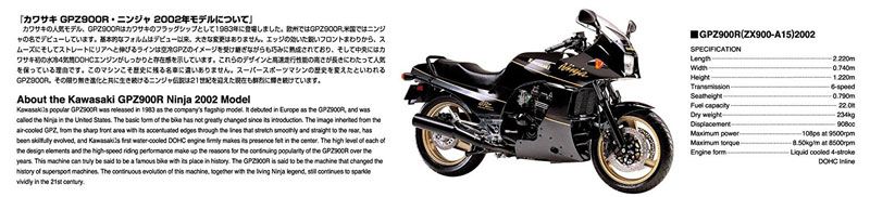 1/12 NAKED BIKE No.05 川崎 GPZ 900R Ninja '02