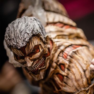 Elite Exclusive Statue 进击的巨人 巨人&三笠·阿克曼&铠之巨人