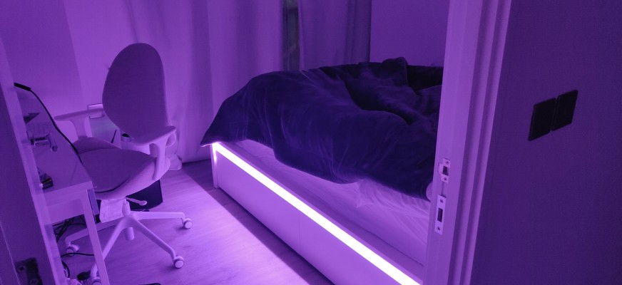 白色系性冷淡装修与手办摆放