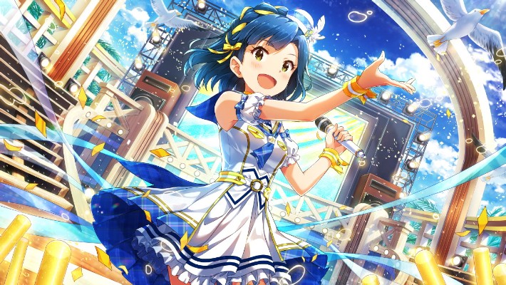 偶像大师 MILLION LIVE!  七尾百合子 海滨的阳光女孩 + Ver.