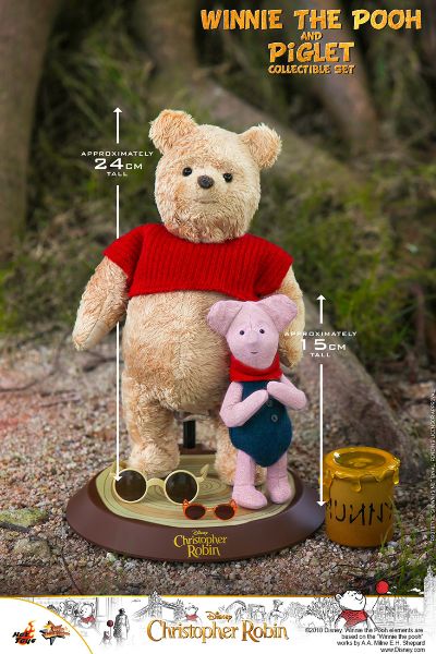 电影杰作 克里斯托夫罗宾 小熊维尼&小猪 套装