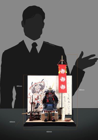 SE064 1/6 绀系狮形锖铁打出胴具足 传奇版