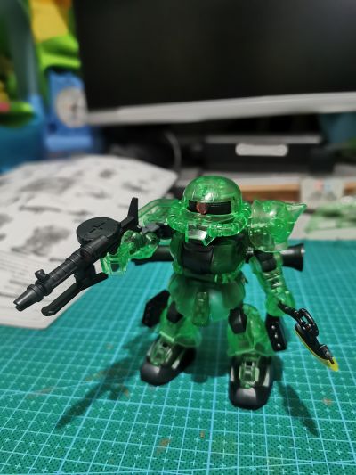 SD高达 クロスシルエット 机动戦士高达 MS-06FザクII Cross Silhouette Frame Ver. 