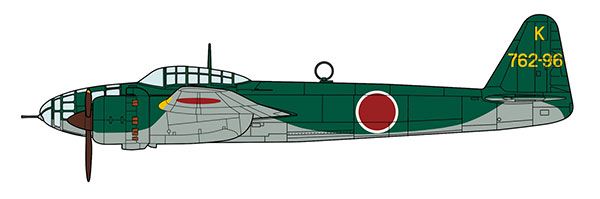 1/72 空技厂 P1Y2 陆上暴击机 银河 16型 “第762航空队”