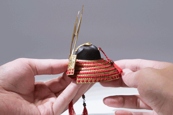 EX025 1/6 金漆涂切付札红威大铠