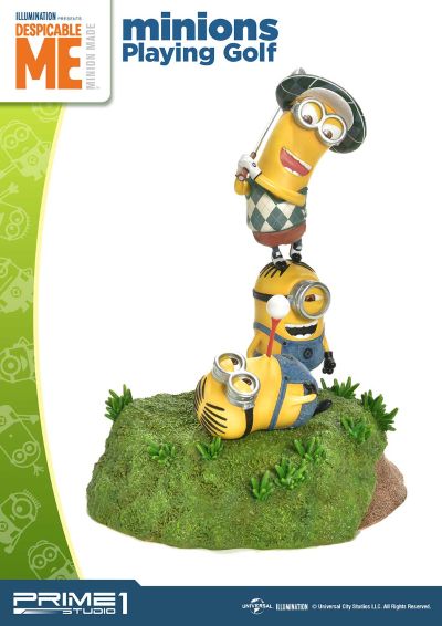 首要收藏手办 神偷奶爸2 小黄人高尔夫