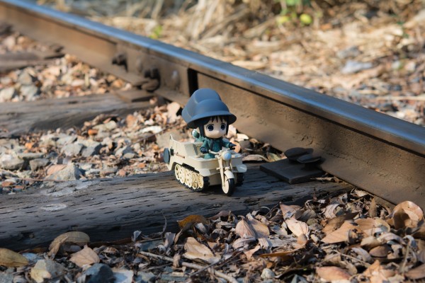 粘土人配件 少女终末旅行 半履带摩托车