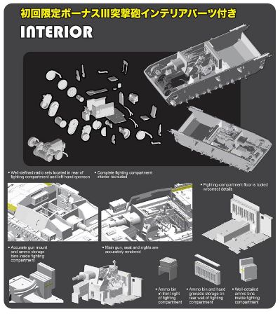 【特典】1/35 WW.II 德国陆军 III号突击炮E型/NEO Smart Kit 