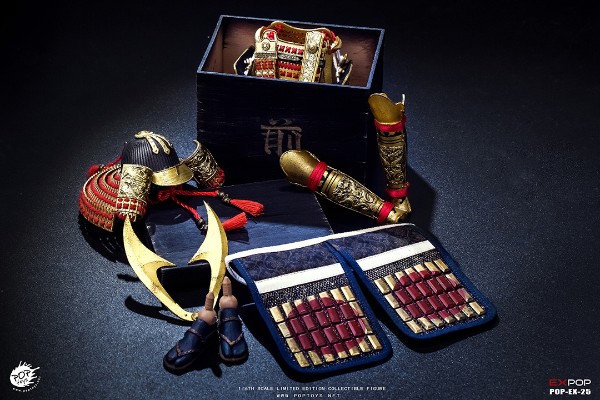 EX025 1/6 金漆涂切付札红威大铠