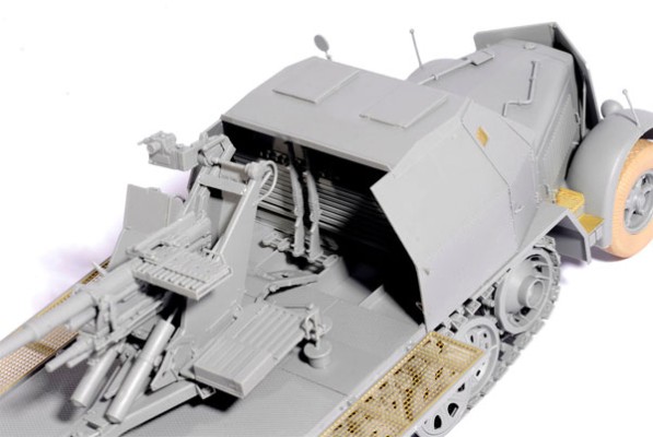 1/35 德军 Sd.Kfz.7/2 8半履带运输车 装甲包围 3.7cm Flak37搭载型 / 3.7cm Flak36搭载型 (2 in1)