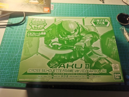 SD高达 クロスシルエット 机动戦士高达 MS-06FザクII Cross Silhouette Frame Ver. 