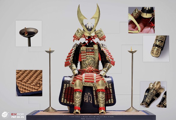 EX025 1/6 金漆涂切付札红威大铠