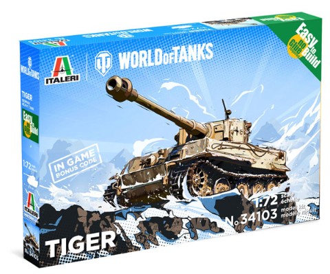 34103 1/72 WW.II 德国 虎式重型坦克；坦克世界联名